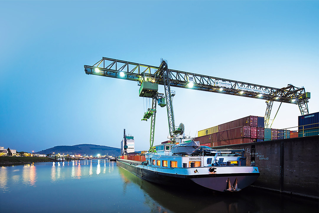 Hafen Trier beim Tag der Logistik 2023