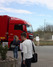 LKW-Besichtigung auf dem Hof