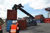 Reachstacker im Einsatz