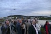 Der Hafen aus einer anderen Perspektive - Im Hintergrund das Hafenbecken mit der Fa. Steil und dem neuen Umschlagsplatz.