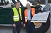 Unter anderem haben Honold, DB Schenker, Dachser und Kloiber haben als GVZ-ansäßige Unternehmen gespendet, so daß GVZ-Geschäftsführer Ralf Schmidtmann der Brücke e. V. einen Spendenscheck mit 1.300 Euro übergeben konnte.